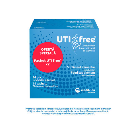 Pachet UTI-Free, 2 cutii x14 plicuri, Meditrina 732307