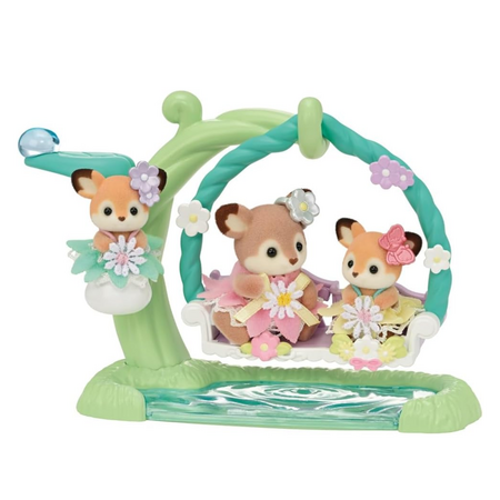 Figurine Leagan pentru pui de caprioare, 3 ani+, Sylvanian Families 732310