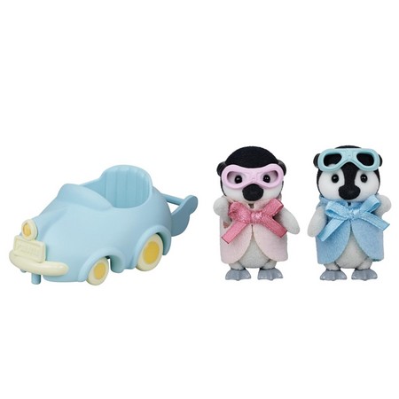Figurine Pinguini cu masinuta, 3 ani+, Sylvanian Families 732319