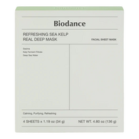 Set 4 masti pentru calmare intensa cu alge marine, 4x34 g, Biodance