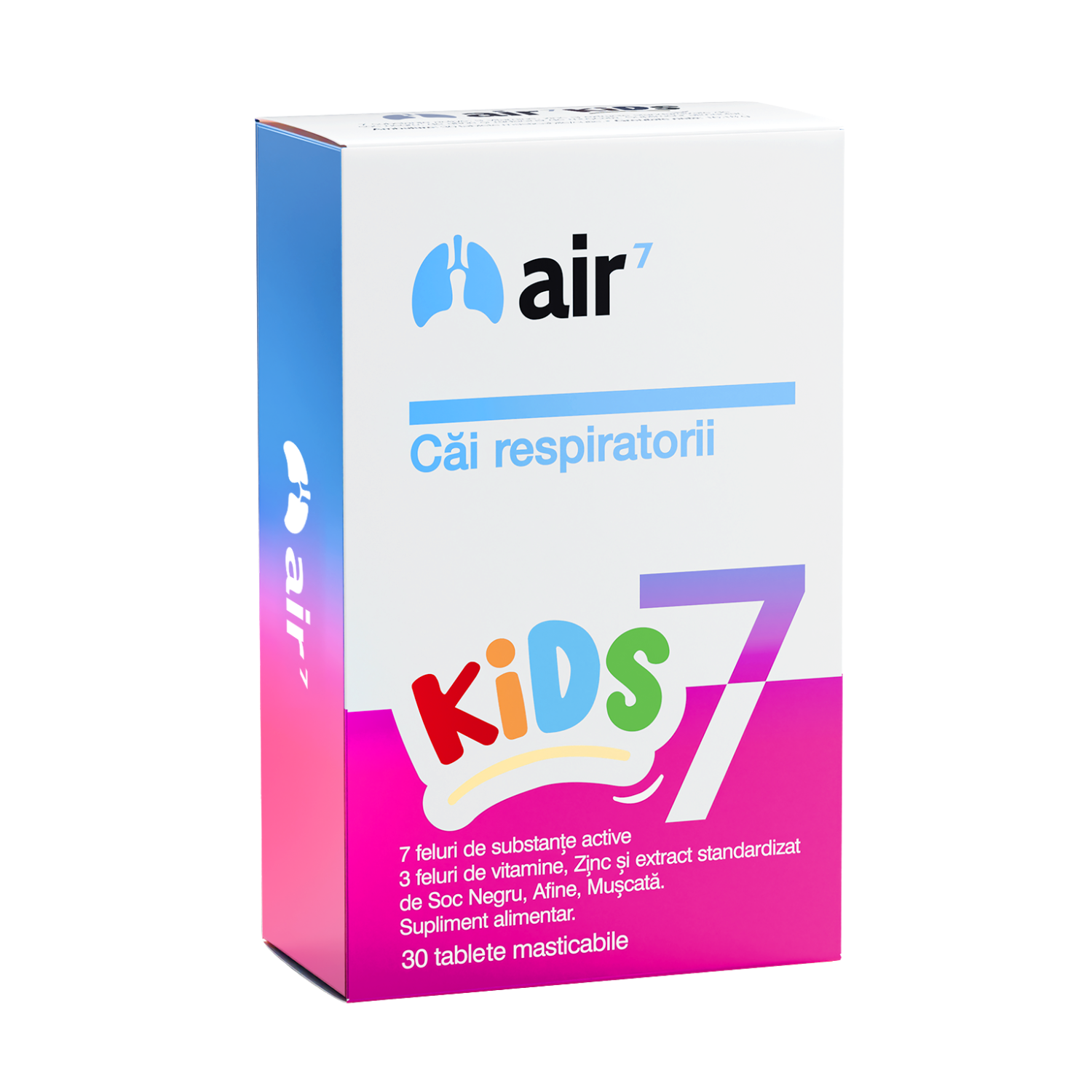 Cai respiratorii Kids, 30 tablete masticabile, Air7