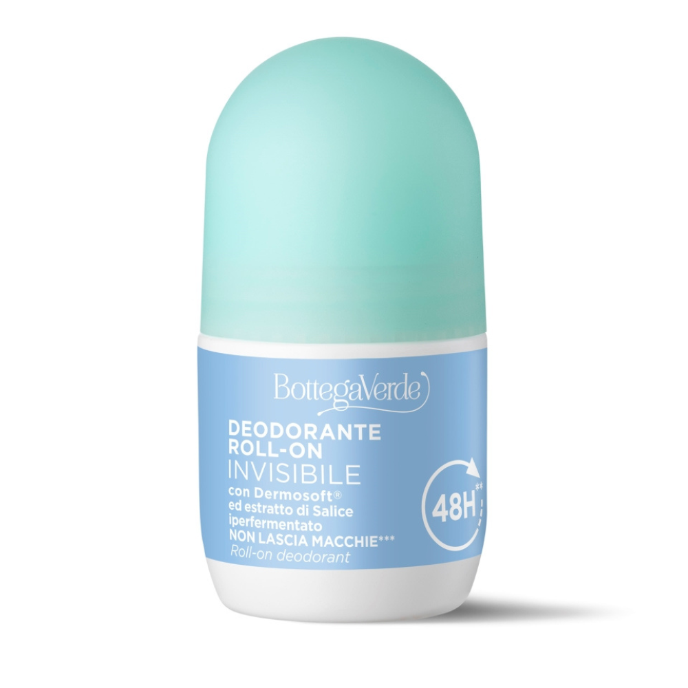 Deodorant roll-on cu extract hiperfermentat de salcie, 50 ml, Bottega Verde