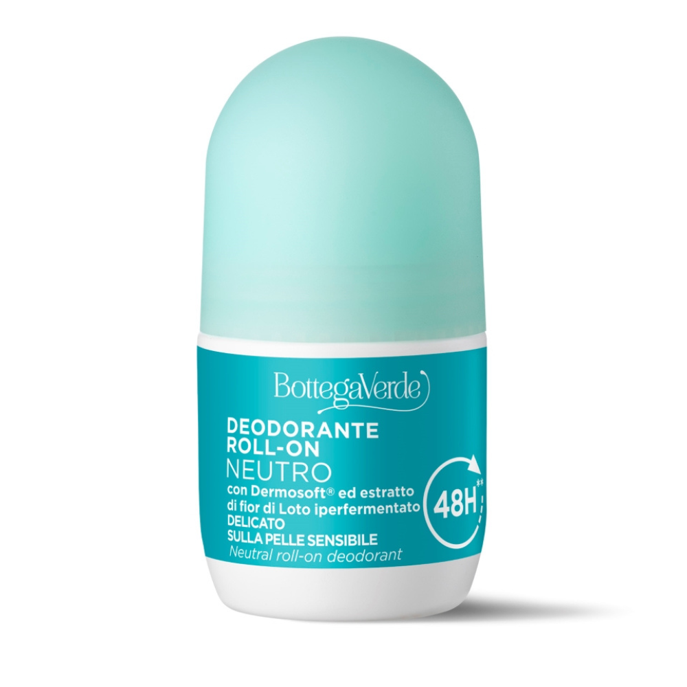 Deodorant roll-on cu extract hiperfermentat de floare de lotus, 50 ml, Bottega Verde