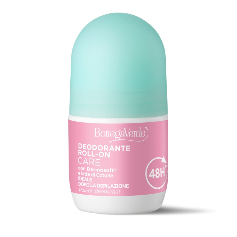 Deodorant roll-on cu lapte de bumbac pentru pielea sensibila, 50 ml, Bottega Verde