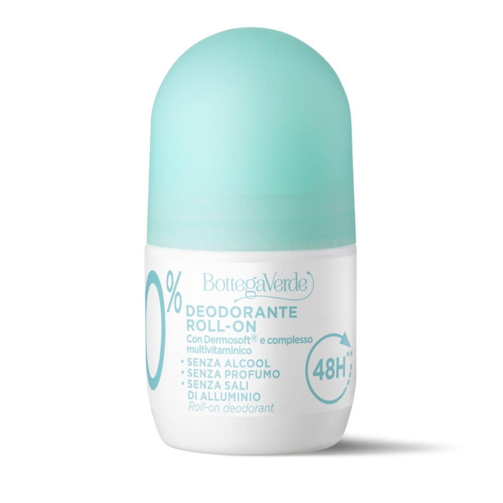 Deodorant roll-on pentru piele delicata si sensibila, 50 ml, Bottega Verde