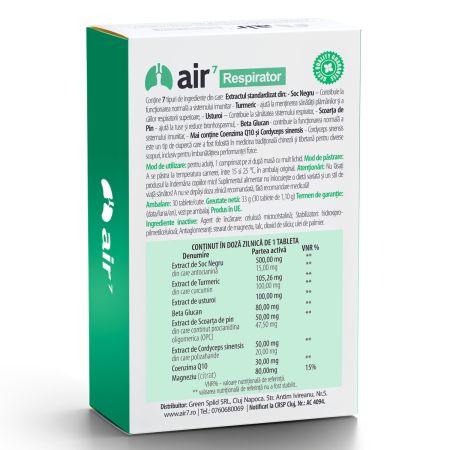 Respirator, 30 tablete, Air7 758330
