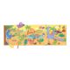 Set Plansa cu piese magnetice, Dinozauri, + 3 ani, Janod 732531