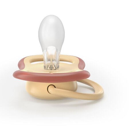 Suzete fosforescente Ultra Air, galben, 0-6 luni, SCF087/09, 2 buc, Philips Avent 732672