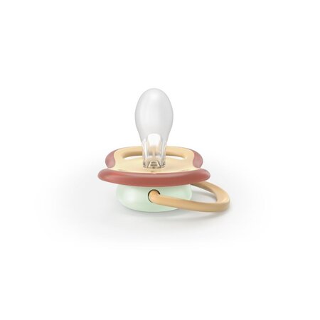 Suzete fosforescente Ultra Air, galben, 0-6 luni, SCF087/09, 2 buc, Philips Avent 732674