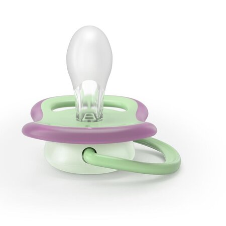 Suzete fosforescente Ultra Air, Pasare / Fluture, 6-18 luni, SCF376/29, 2 buc, Philips Avent 732645