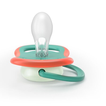 Suzete fosforescente Ultra Air, Somn, 6-18 luni, SCF376/28, 2 buc, Philips Avent 732657