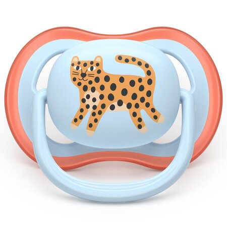 Suzete Ultra Air, Tigru/Frunza, 0-6 luni, SCF087/02, 2 buc, Philips Avent 732706
