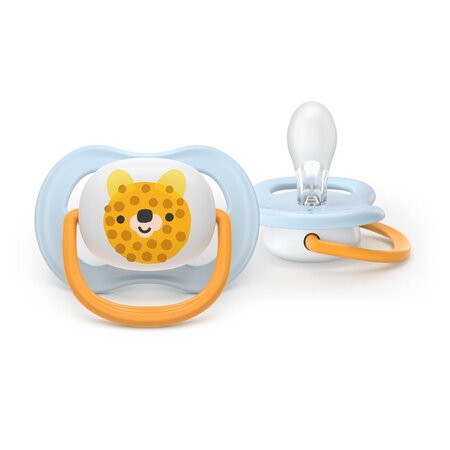 Suzete Ultra Air, Ursulet/Portocala, 0-6 luni, SCF080/23, 2 buc, Philips Avent 732713