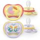 Suzete Ultra Air, Papagal/Fluture, 0-6 luni, SCF087/04, 2 buc, Philips Avent 732718
