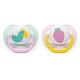 Suzete Ultra Air, Papagal/Capsuna, 0-6 luni, SCF080/24, 2 buc, Philips Avent 732750