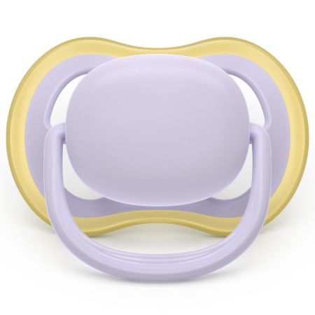 Suzete Ultra Air, Mov/Galben, 0-6 luni, SCF087/03, 2 buc, Philips Avent 732763