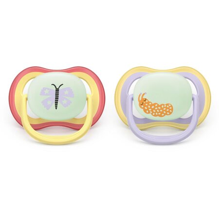 Suzete Ultra Air, Fluture, 0-6 luni, SCF376/25, 2 buc, Philips Avent 732776