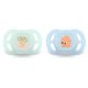 Suzeta ortodontica Pacifier Ultra Start Philips Avent, Figurine, 0-2 luni, SCF075/14, 2 bucati, Philips 732808