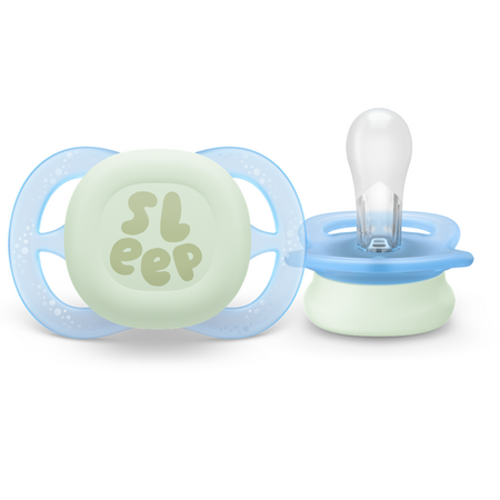 Suzeta de noapte Ultra Start Pacifier Philips Avent, Sleep, 0-2 luni, SCF075/18, 2 bucati, Philips 732822