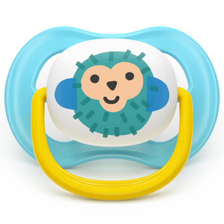Suzeta Ultra Air Pacifier Philips Avent, Maimutica, 6-18 luni, SCF080/26, 2 bucati, Philips 732848