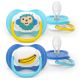 Suzeta Ultra Air Pacifier Philips Avent, Maimutica, 6-18 luni, SCF080/26, 2 bucati, Philips 732845