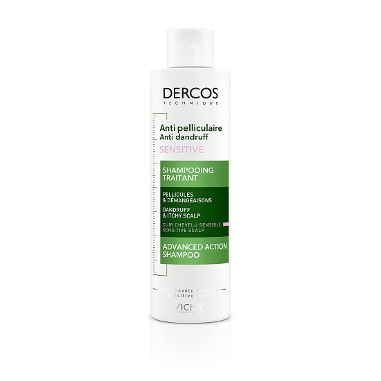 Sampon Antimatreata pentru scalp sensibil Dercos Sensitive, 200 ml, Vichy