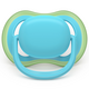 Suzeta Ultra Air Pacifier Philips Avent, Albastru/Verde, 6-18 luni, SCF087/10, 2 bucati, Philips 732858