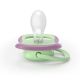 Suzeta Ultra Air Pacifier Philips Avent, Roz/Verde, 6-18 luni, SCF087/12, 2 bucati, Philips 732874