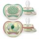 Suzeta Ultra Air Pacifier Philips Avent, Natura, 6-18 luni, SCF087/17, 2 bucati, Philips 732895