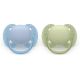 Suzeta Ultra Soft Pacifier Philips Avent, Albastru/Verde, 0-6 luni, SCF091/37, 2 bucati, Philips 732914