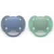 Suzeta Ultra Soft Pacifier Philips Avent, Albastru/Verde, 6-18 luni, SCF091/42, 2 bucati, Philips 732975