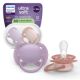 Suzeta Ultra Soft Pacifier Philips Avent, Roz/Mov, 6-18 luni, SCF091/43, 2 bucati, Philips 732978