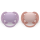 Suzeta Ultra Soft Pacifier Philips Avent, Roz/Mov, 6-18 luni, SCF091/43, 2 bucati, Philips 732980