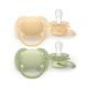 Suzeta Ultra Soft Pacifier Philips Avent, Galben/Verde, 6-18 luni, SCF091/45, 2 bucati, Philips 732992