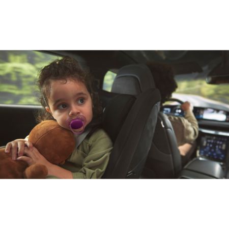 Suzeta Ultra Soft Pacifier Philips Avent, Mov/Portocaliu, 18 luni+, SCF093/03, 2 bucati, Philips 733027