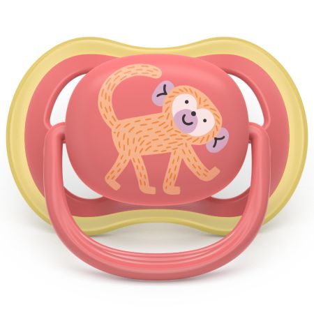 Suzeta Ultra Air Pacifier Philips Avent, Mov/Roz, 18 luni+, SCF349/47, 2 bucati, Philips 733042