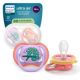 Suzeta Ultra Air Pacifier Philips Avent, Mov/Roz, 18 luni+, SCF349/47, 2 bucati, Philips 733038