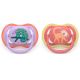 Suzeta Ultra Air Pacifier Philips Avent, Mov/Roz, 18 luni+, SCF349/47, 2 bucati, Philips 733044
