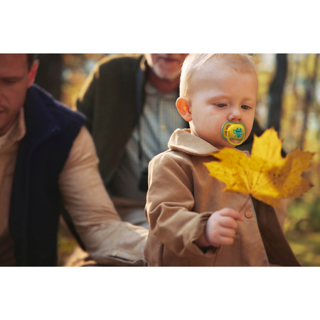 Suzeta Ultra Air Pacifier Philips Avent, Albastru/Galben, 18 luni+, SCF349/58, 2 bucati, Philips 733067