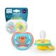 Suzeta Ultra Air Pacifier Philips Avent, Albastru/Galben, 18 luni+, SCF349/58, 2 bucati, Philips 733065