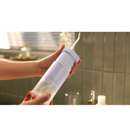 Dus bucal portabil Sonicare Compact Flosser 1000, Mov, HX3333/23, Philips 733134