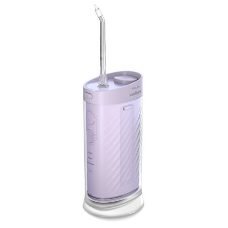 Dus bucal portabil Sonicare Compact Flosser 1000, Mov, HX3333/23, Philips 733140