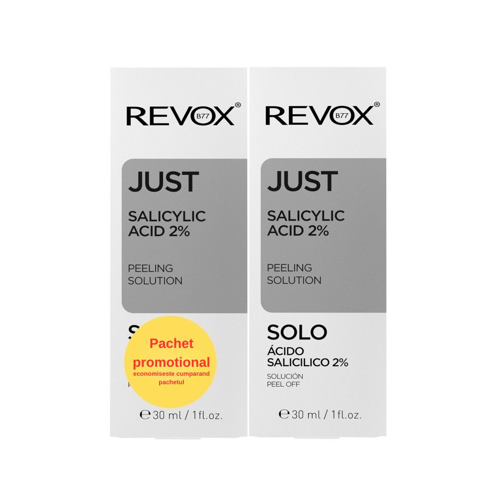 Pachet Serum cu acid salicilic, 2 x 30 ml, Revox