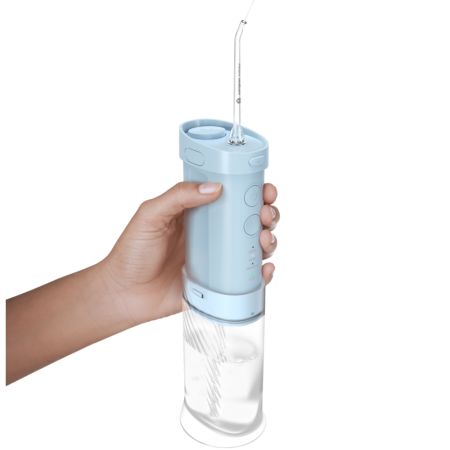 Dus bucal portabil Sonicare Compact Flosser 1000, Albastru, HX3333/24, Philips 733151