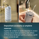 Dus bucal portabil Sonicare Compact Flosser 1000, Albastru, HX3333/24, Philips 795694