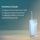 Dus bucal portabil Sonicare Compact Flosser 1000, Albastru, HX3333/24, Philips 795686