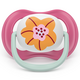 Suzeta Ultra Air Pacifier Philips Avent, Gargarita/Floare, 6-18 luni, SCF080/27, 2 bucati, Philips 733181