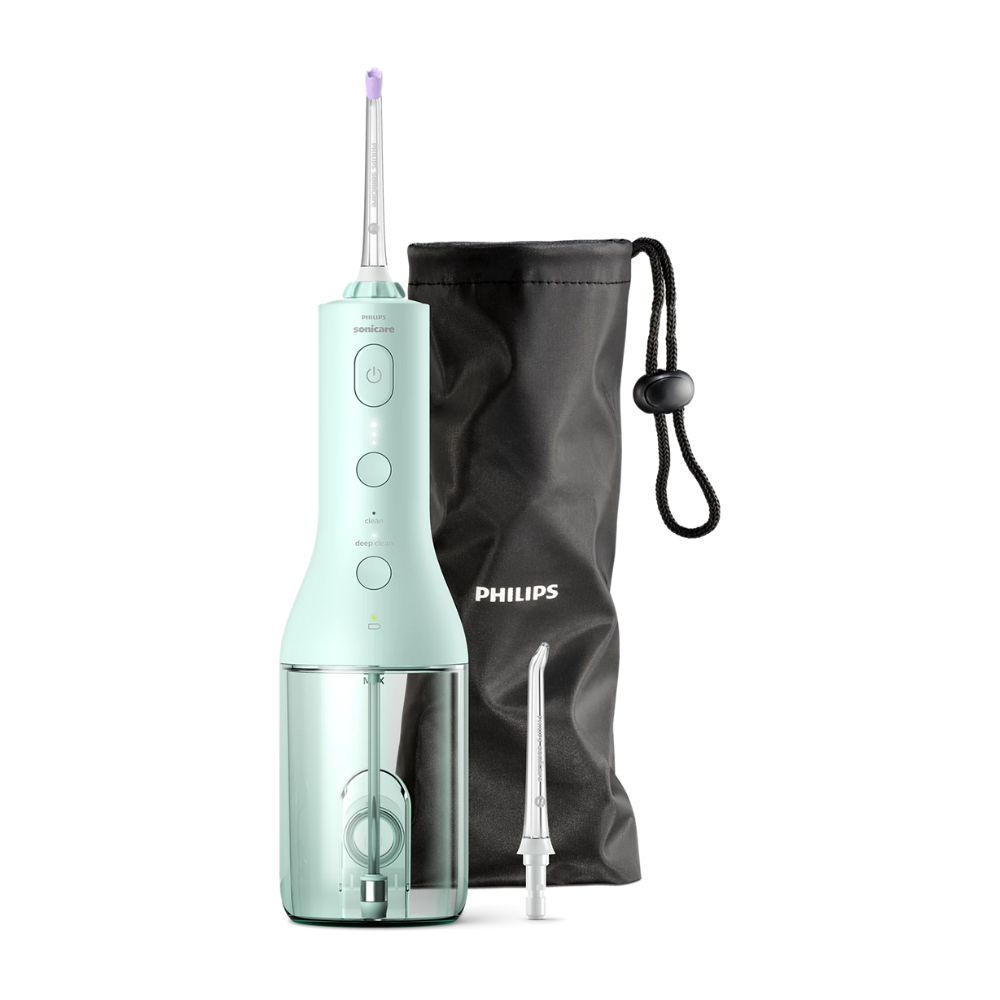 Dus bucal portabil Philips Sonicare Power Flosser 3000, Verde, Philips