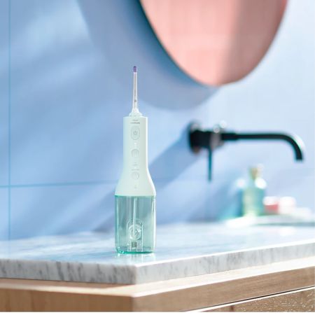 Dus bucal portabil Philips Sonicare Power Flosser 3000, Verde, Philips 733188