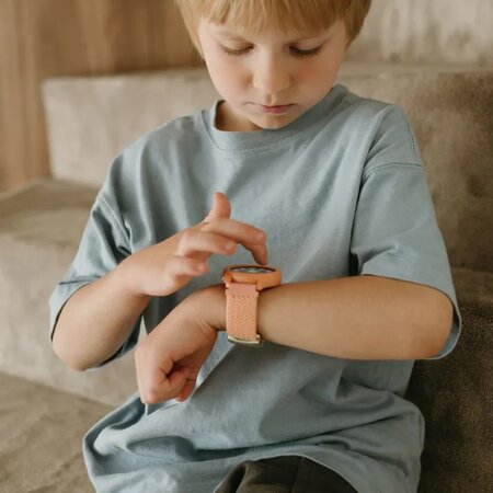 Ceas pentru copii SmartWatch, Coral, K-Watch, 8 ani+, Kidywolf 733253